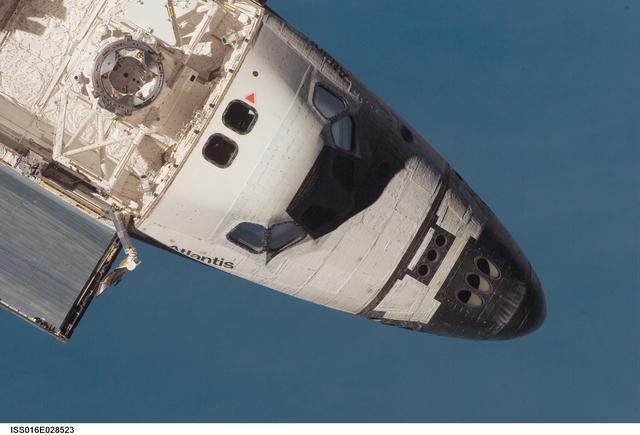 NASA image: Mapping Sequence performed during the STS-122 R-Bar Pitch Maneuver