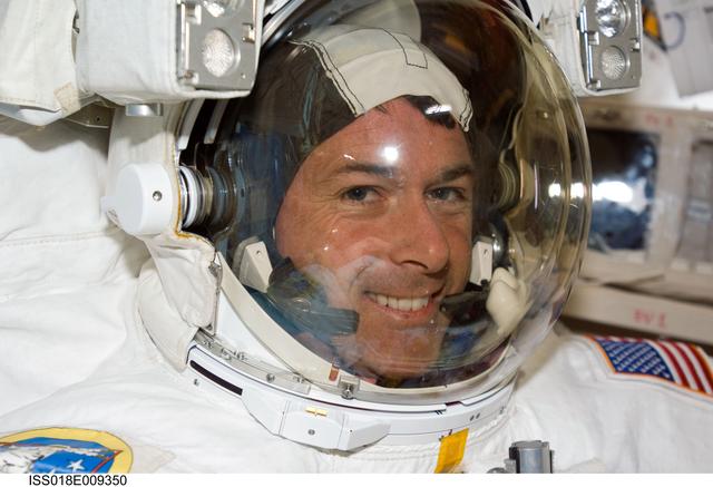 NASA image: ISS Expedition 18 extravehicular activity (EVA) prep