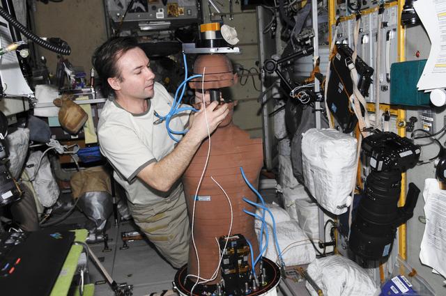 NASA image: MATRYOSHKA-R (RBO-3-2) Radiation Suite in the Service Module (SM)
