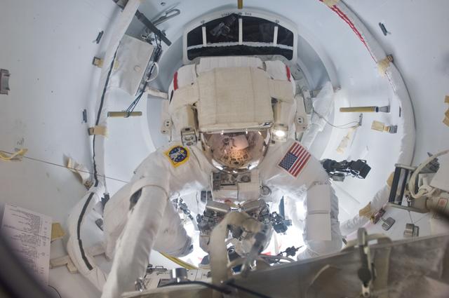 NASA image: STS-119 Extravehicular Activity (EVA) 2 Egress