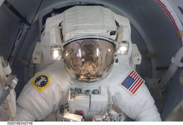 NASA image: STS-119 Extravehicular Activity (EVA) 3 Ingress