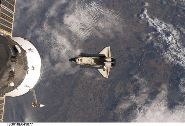 NASA image: STS-119 Undocking and Separation
