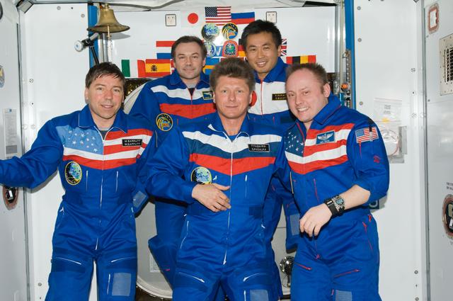 NASA image: Expedition 18 Crew Photo in Node 2 Harmony