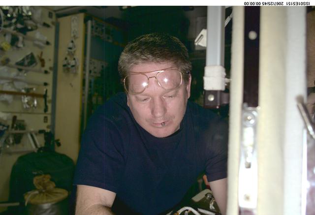 NASA image: Shepherd in Service Module