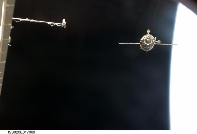 NASA image: Soyuz relocation event