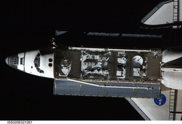 NASA image: STS-127 approach to ISS