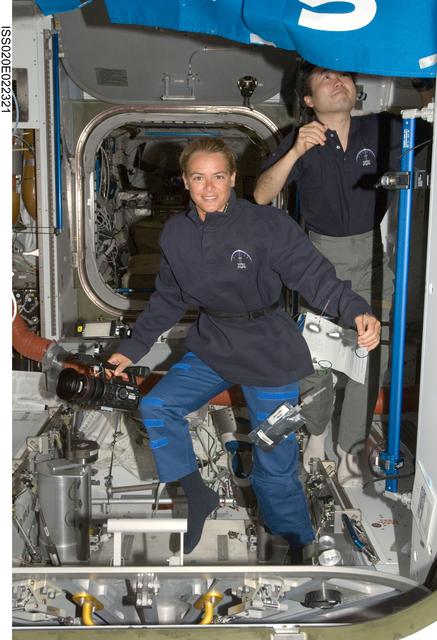 NASA image: Payette and Wakata in JPM