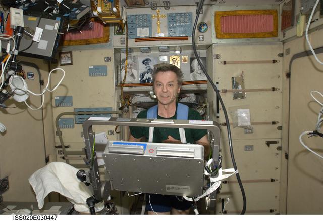 NASA image: Thirsk on TVIS in Service module