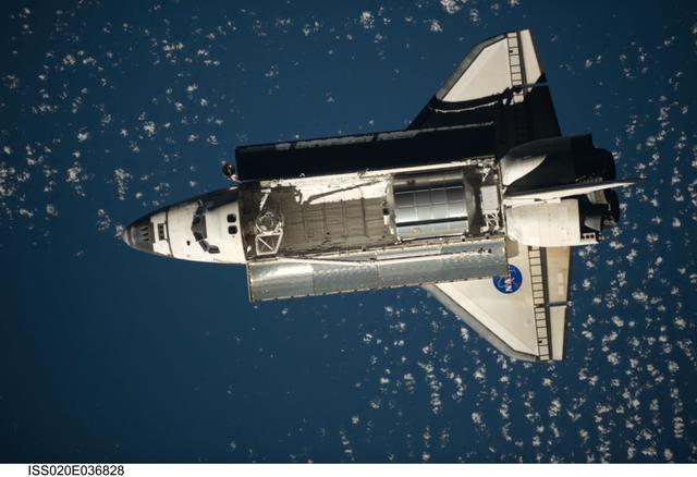 NASA image: STS-128 approach to ISS