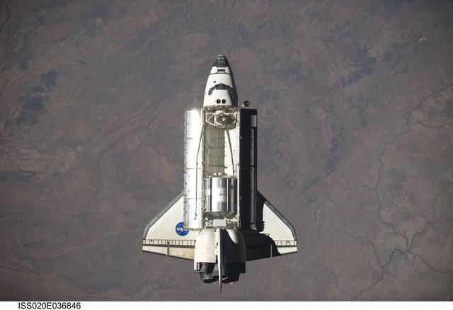 NASA image: STS-128 approach to ISS