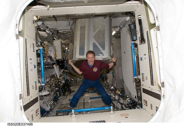 NASA image: Crew Quarters installation
