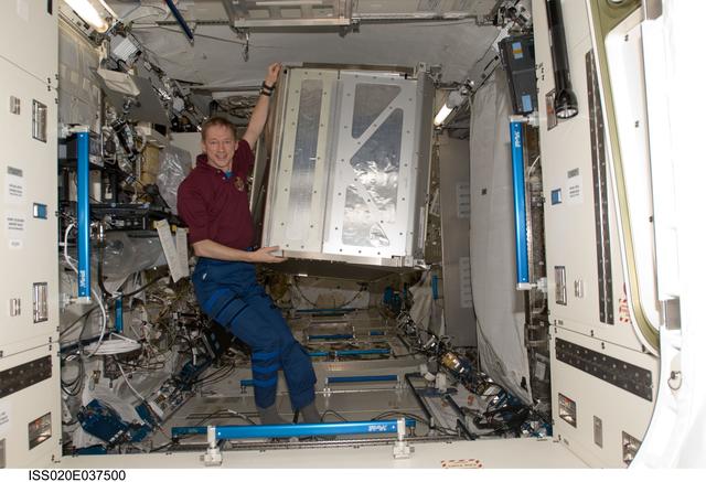 NASA image: Crew Quarters installation