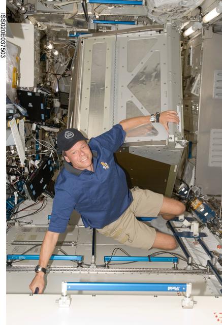 NASA image: Crew Quarters installation