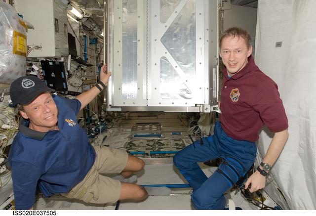 NASA image: Crew Quarters installation