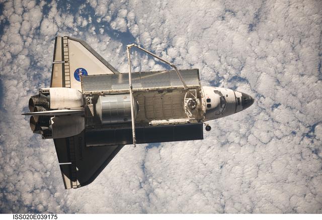 NASA image: STS-128 undocked from ISS