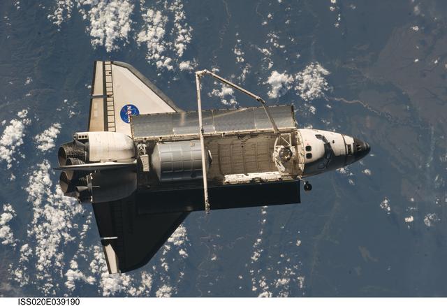 NASA image: STS-128 undocked from ISS