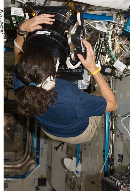 NASA image: BISE (Bodies in the Space Environment) experiment run