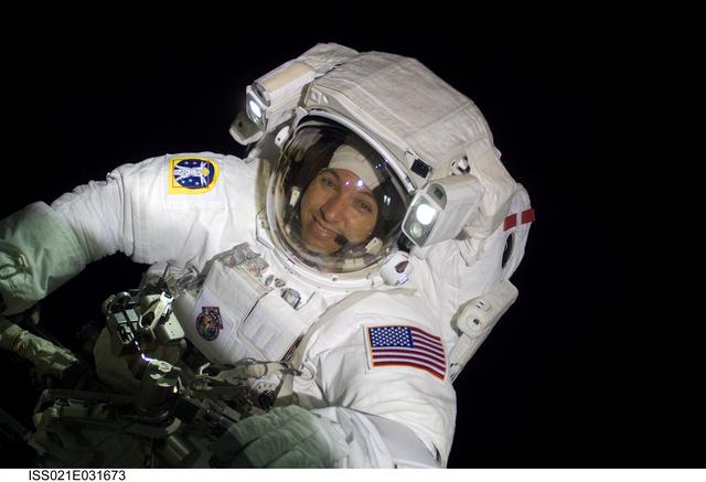 NASA image: View of STS-129 MS2 Bresnik during EVA3