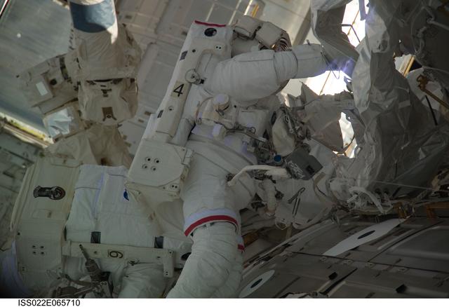 NASA image: Behnken and Patrick during EVA-2