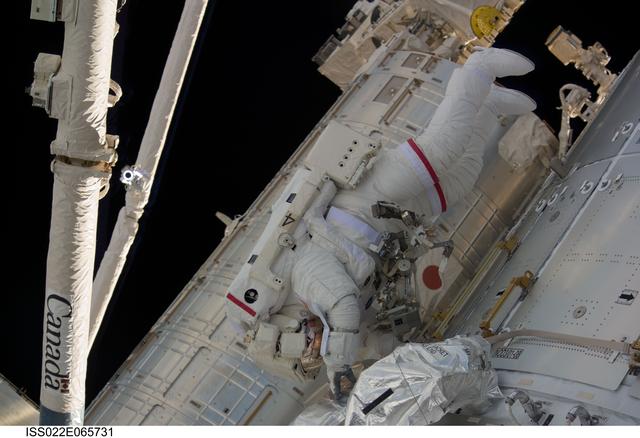 NASA image: Behnken during EVA-2