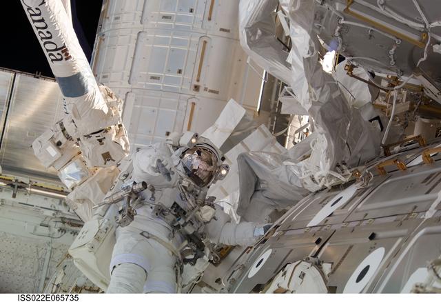 NASA image: Patrick during EVA-2