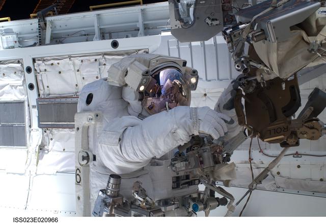 NASA image: Anderson during EVA 1