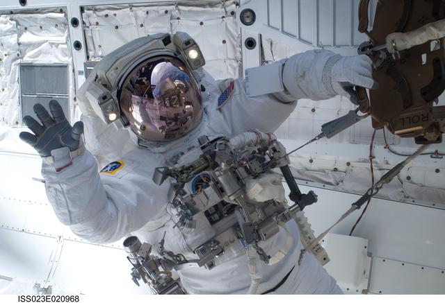 NASA image: Anderson during EVA 1