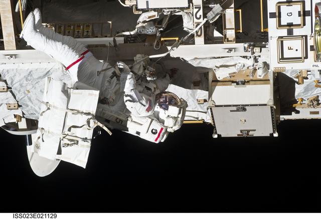 NASA image: Mastracchio during EVA 1
