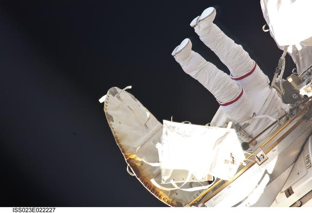 NASA image: Mastracchio during EVA 3