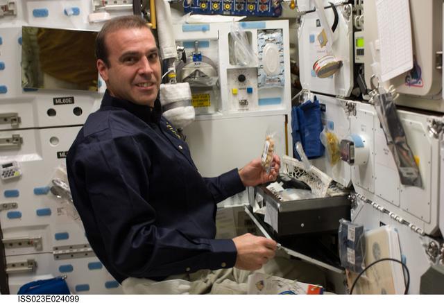 NASA image: Mastracchio on Discovery MDDK