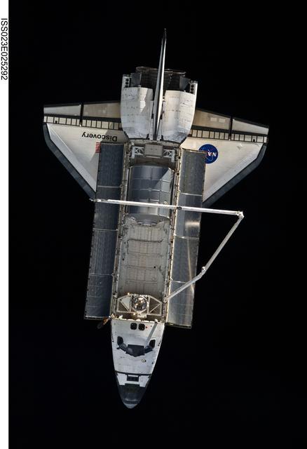 NASA image: STS-131 Discovery after Undocking