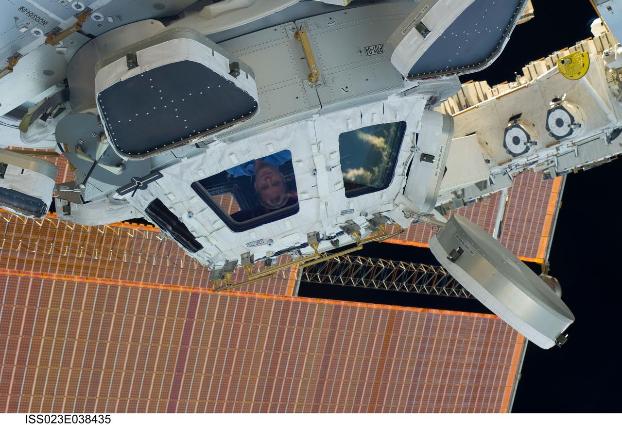 View of Creamer in a Cupola Window