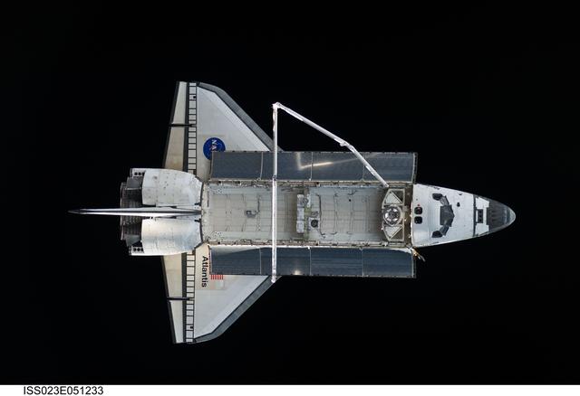 NASA image: STS-132 Atlantis after Undocking