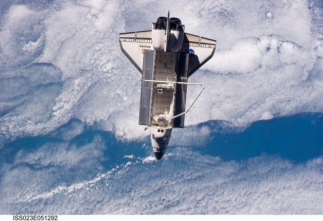 NASA image: STS-132 Atlantis after Undocking