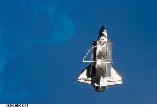 NASA image: STS-132 Atlantis after Undocking