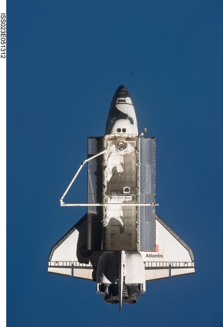 NASA image: STS-132 Atlantis after Undocking