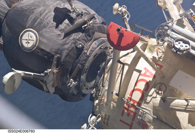 NASA image: Soyuz TMA-19 Relocation Docking OPS