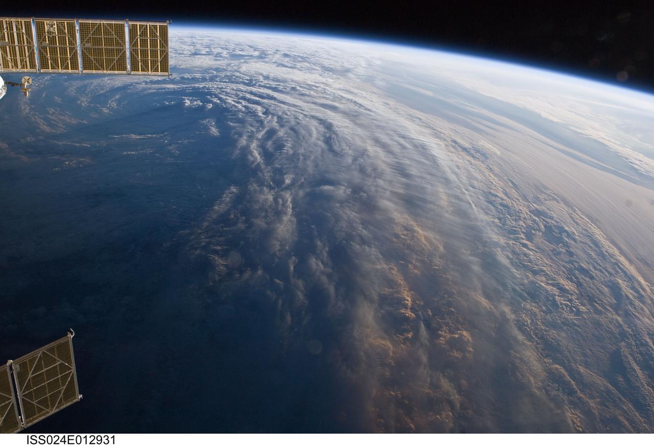 ISS024-E-012931 (30 Aug. 2010) --- Tropical Storm Danielle is featured in this Aug. 30 image photographed by an Expedition 24 crew member on the International Space Station.