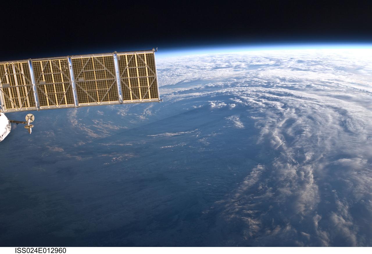 ISS024-E-012960 (30 Aug. 2010) --- Tropical Storm Danielle is featured in this Aug. 30 image photographed by an Expedition 24 crew member on the International Space Station.