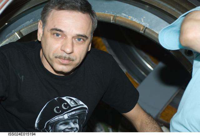 NASA image: FE Kornienko poses for a photo
