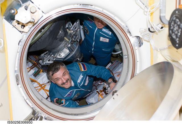 NASA image: Soyuz 24S Hatch Opening