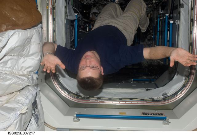 NASA image: Wheelock in Node 1