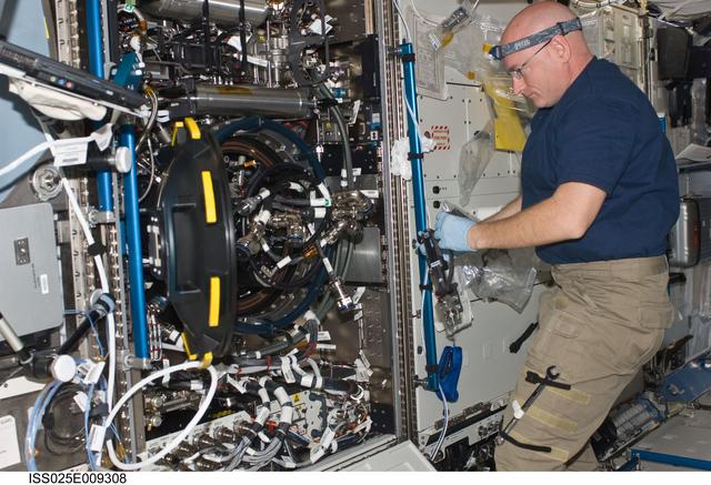 NASA image: Kelly with CIR