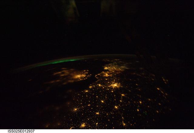 NASA image: Night views of the Earth taken by the Expedition 25 crew