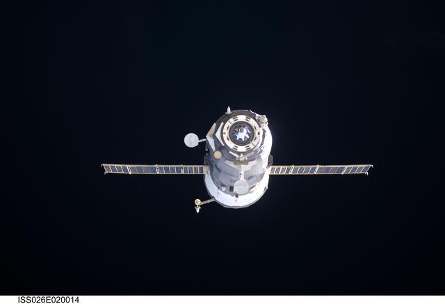 NASA image: Progress 40 Departing the ISS