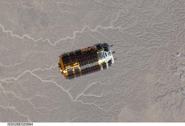 NASA image: Unpiloted Japanese Kounotori HTV-2 Transfer Vehicle