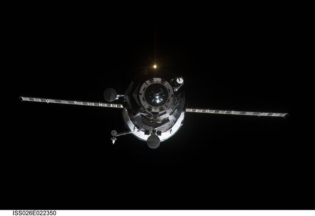 NASA image: Progress 41 Resupply Vehicle approaches the ISS