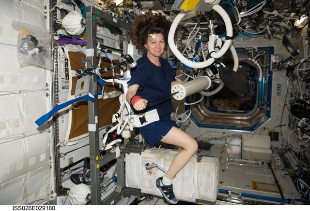 NASA image: Coleman performs VO2 Max PFS Software Calibrations and Instrument Check