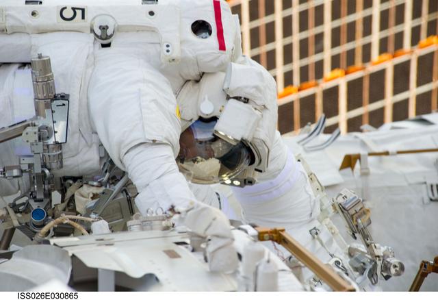 NASA image: Bowen durring EVA 1