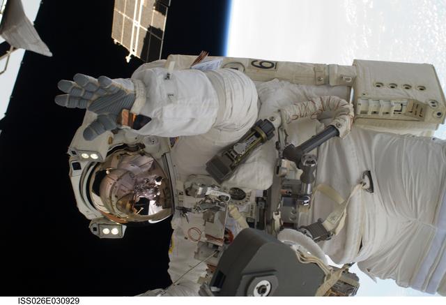 NASA image: Drew during EVA-1